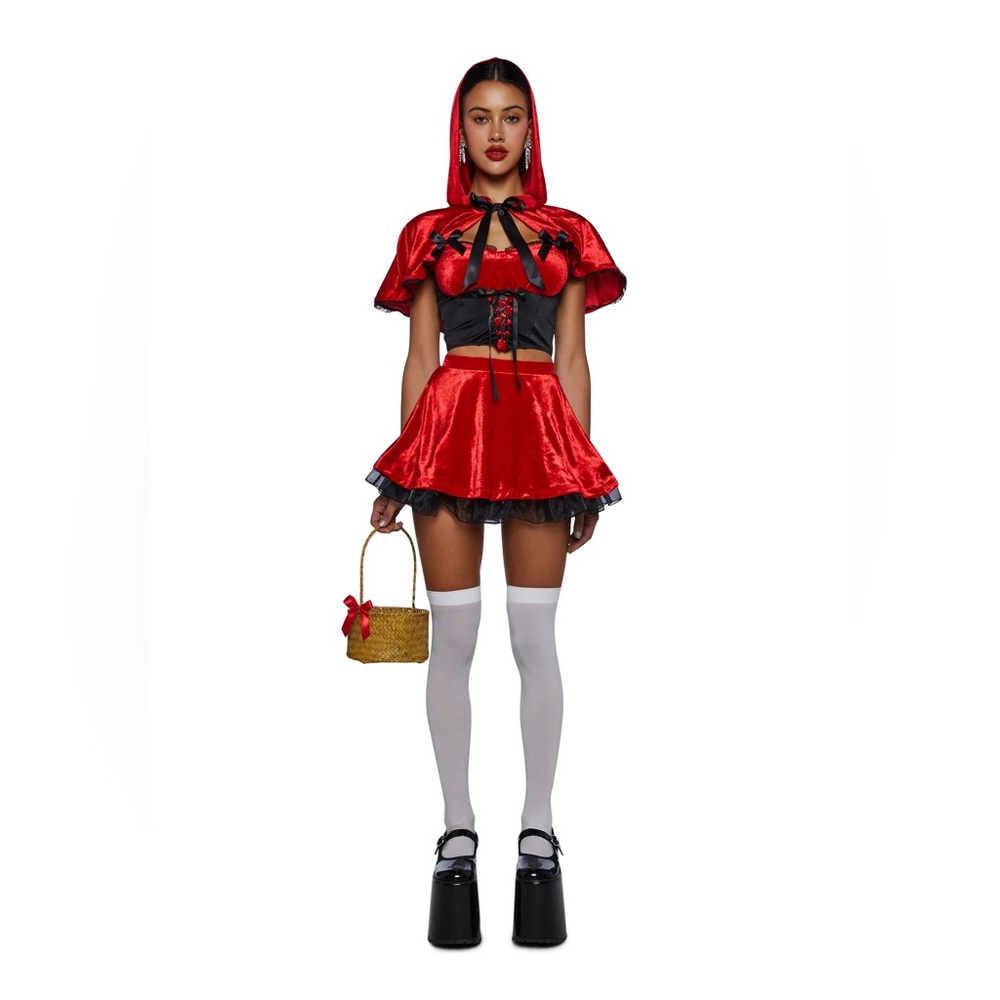 Dolls kill- little red riding hood Medium (THROUGH THE WOODS COSTUME SET)